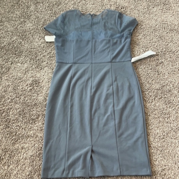 JS Collections Slate Blue Midi Dress - Picture 9 of 12